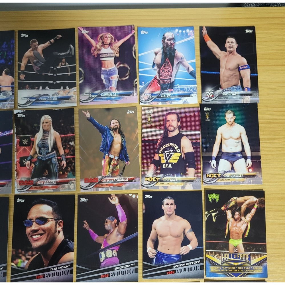 2009 Topps WWE Slam Attax Evolution Trading Card Lot Bundle The Rock - Picture 7 of 12